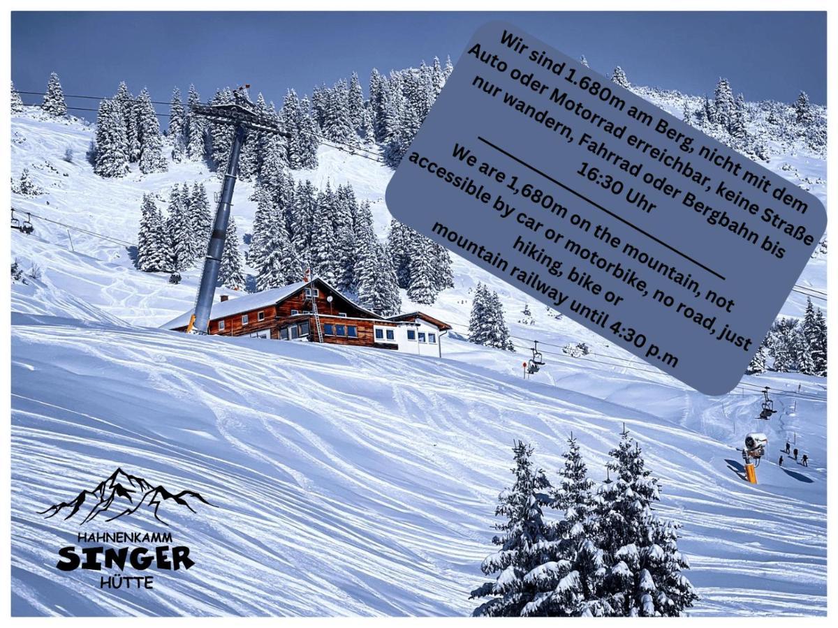 Berggasthof Singerhutte In Hofen, Reutte Otel Dış mekan fotoğraf
